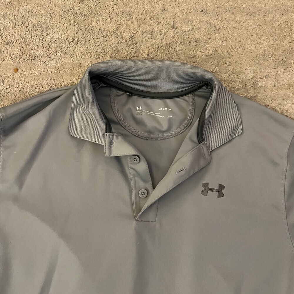 Under Armour Polo + Quarter Zip Bundle Medium - Picture 11 of 12